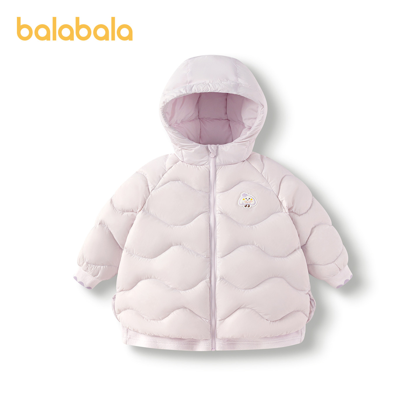 【商场同款】巴拉巴拉儿童羽绒服拼接假两件外套男女童冬装2025新,淘宝优惠券,粉丝福利购,淘宝优惠卷