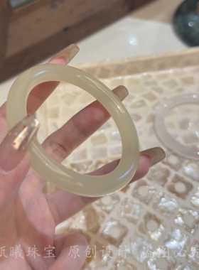 冰种手镯青白玉天然新疆