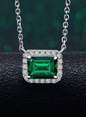 analuisa925女祖母绿项链