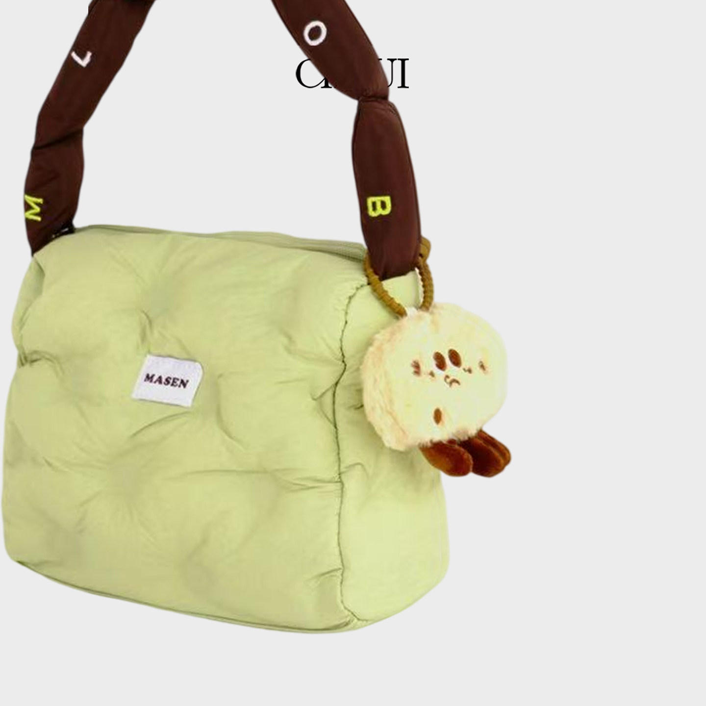 CKKUI 韩系小清新夹棉包包2026新款棉服羽绒包慵懒风手提包小拎包,淘宝优惠券,粉丝福利购,淘宝优惠卷