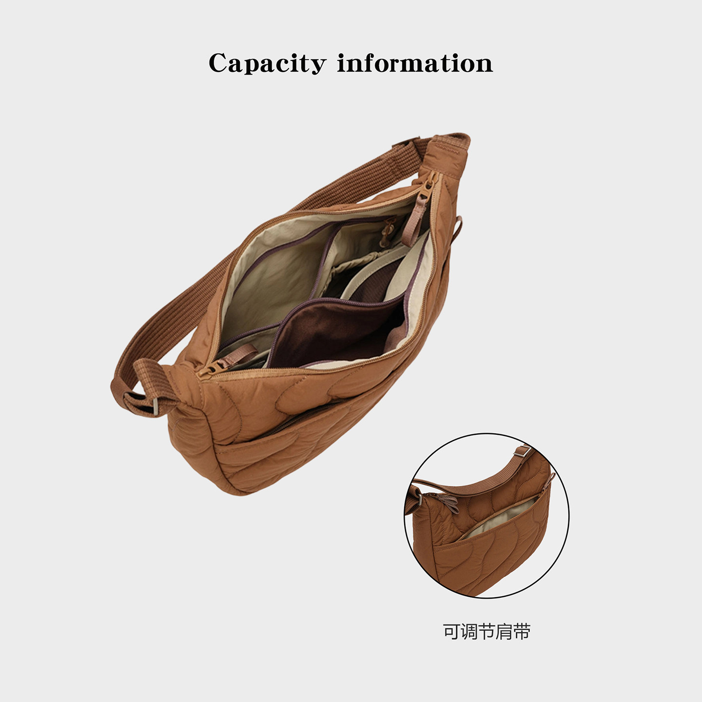 CKKUI 韩系栗子风夹棉包包2026新款手提包慵懒风通勤单肩包斜跨包,淘宝优惠券,粉丝福利购,淘宝优惠卷