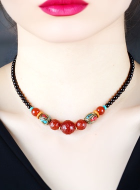 藏式遮疤锁骨链日常百搭