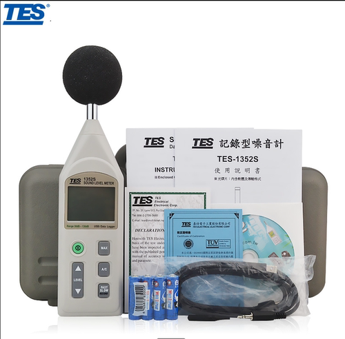 泰仕TE-1358S  八音度实时音频信号分析仪可编程噪音仪声级计 - 图1