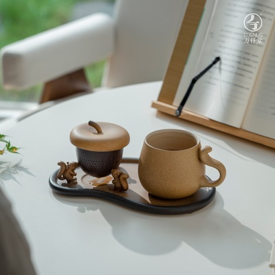 万仟堂萌系办公杯居家陶瓷茶杯