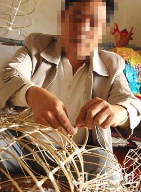 木森乐器12寸中童狮子舞狮儿童狮子头玩具醒狮头南狮竹编童狮羊毛
