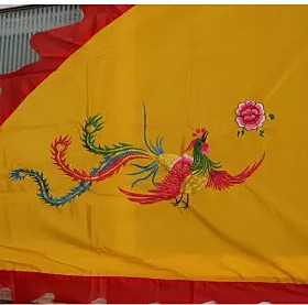 木森乐器店龙旗舞狮旗三角旗狮班侧旗南狮舞狮道具舞龙舞狮旗新品