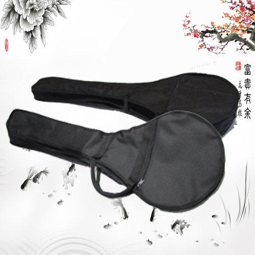 木森乐器正品洋声朗明蟒皮边助琴秦琴乐器班卓四弦蝴蝶琴民族乐器 - 图3
