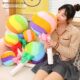 Soft Rainbow Lollipop Plush Toy Pillow Gift