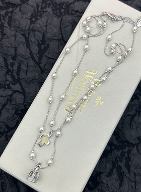 NANA西太老版本时尚个性百搭项链+手链+戒指套装女高级感锁骨链