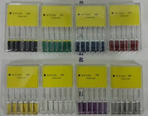 牙科根管锉不锈钢H锉口腔材料器械根管不锈钢根管锉H锉file扩大针 - 图0