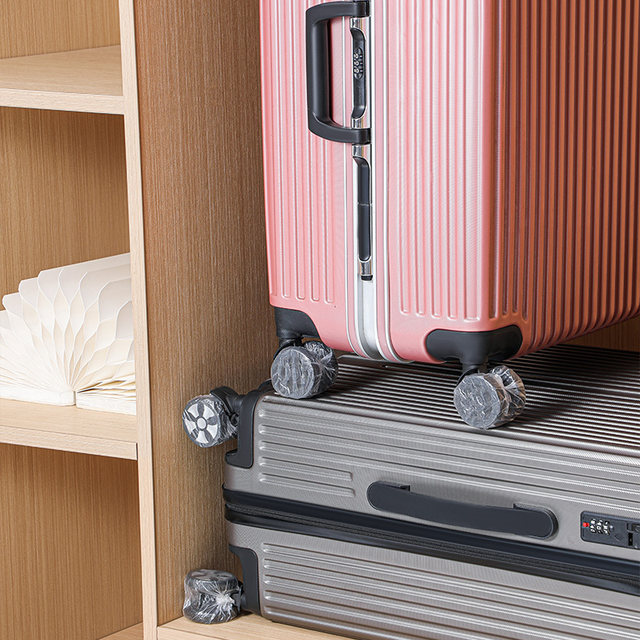 Disposable suitcase wheel dustproof cover