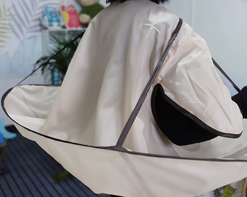 В плащ с стрижки есть манжеты, красящие волосы, шерсть для волос старший взрослый с плащ для волос в рукаве, старик