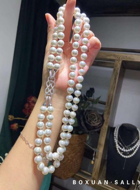 项链名媛风天然深海戴法多样