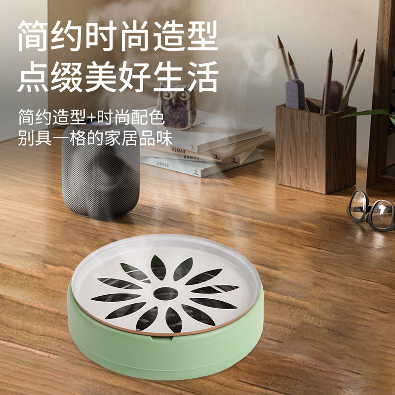 蚊香分离神器创意檀香蚊香盒带盖安全防火放置器家用香炉蚊香盘托,淘宝优惠券,粉丝福利购,淘宝优惠卷