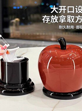 苹果梨造型高颜值牙签筒
