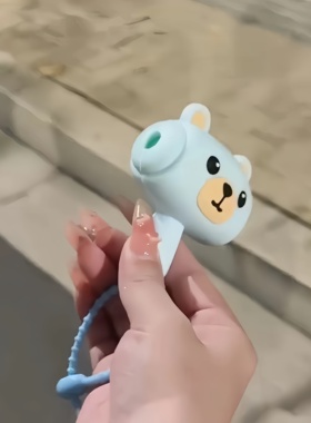可爱小熊摇发声解压钥匙扣