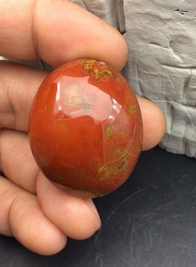 天然战国红玛瑙吊坠项链