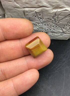 天然战国红玛瑙方糖吊坠