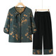 Grandma's summer mid-sleeve suit, loose clothes for the elderly