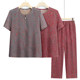 Grandma's summer suit, elderly women's clothing, mother's short sleeves