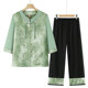 Mom's Summer Clothes New Two-piece Suit Older Women's Clothes