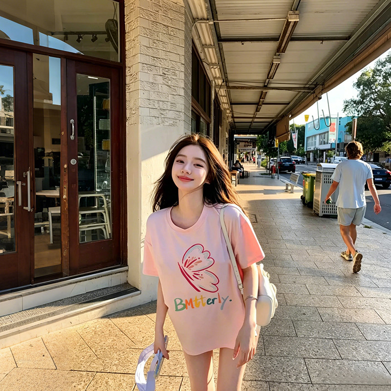 MYJU官方正品夏季情侣纯棉短袖26新款T恤男女潮流圆领短袖成人2A5