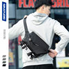 Functional magnetic buckle cycling postman bag large capacity chest bag