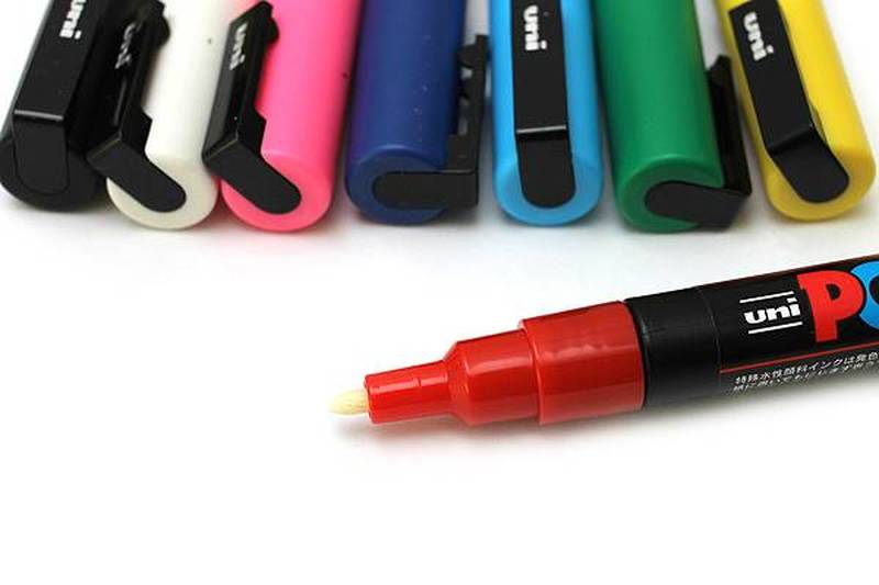 ni mitsubishi Posca PC-3M Paint Marker Writing Pen Fine Tip - 图1