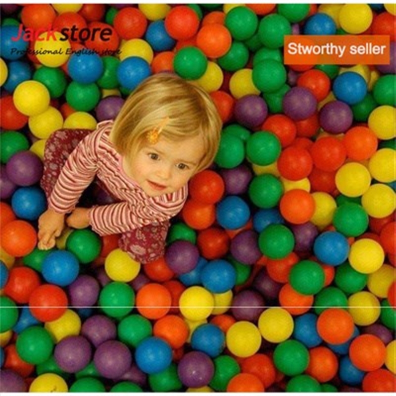 100pcs New Kids Baby Colorful Soft Play Balls Toy for Ball - 图0