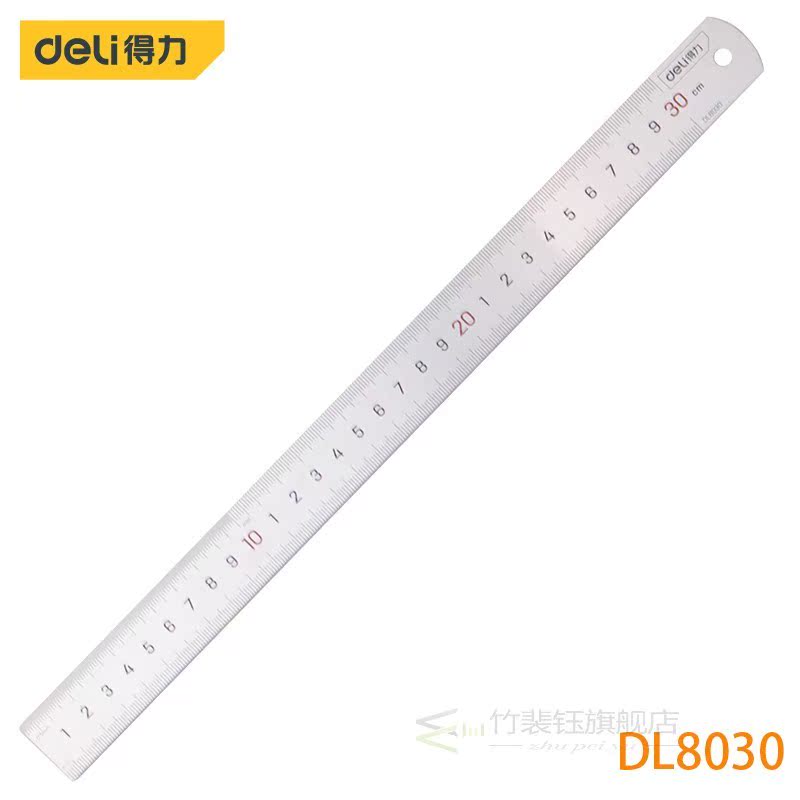 DL8030 Steel Ruler Specification: 330mmx25mm Stainless Steel - 图0