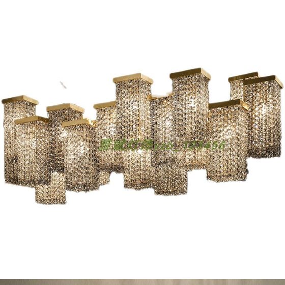 Living room dining room light luxury chandelier stainless steel special price wall lamp