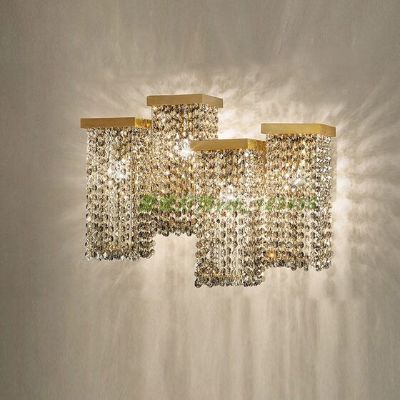 Living room dining room light luxury chandelier stainless steel special price wall lamp