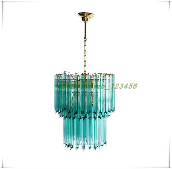 Living room villa light luxury designer Italian chandelier glass