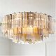 French light luxury medieval glass tube ceiling lamp modern simple living room bedroom high-end eye protection lamp