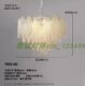 Light luxury chandelier glass modern copper lamp new style