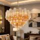 French living room MURANO art glass light luxury chandelier Italian style medieval style villa hotel bedroom restaurant chandelier