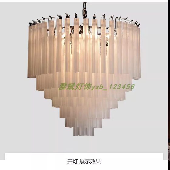 French living room chandelier, light luxury, medieval villa, crystal dining room lamp, retro glass, simple modern bedroom lamp