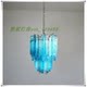 French retro foreign trade glass living room chandelier designer French retro restaurant bar island crystal chandelier