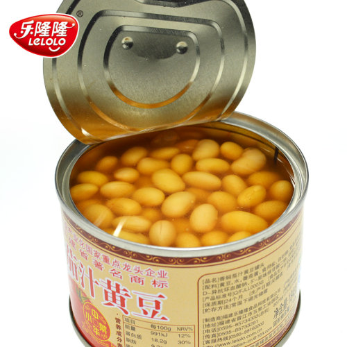 【10罐包邮】乐隆隆香焖茄汁黄豆罐头下饭户外方便休闲零下酒小菜 - 图0