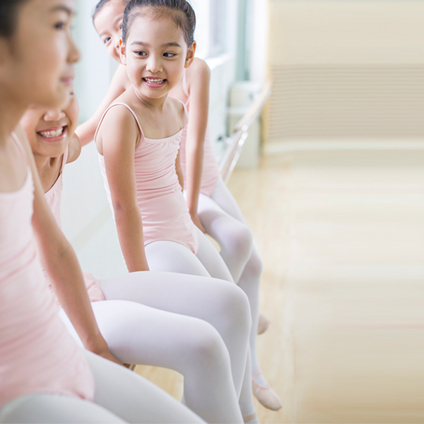 小茉莉儿童舞蹈袜连裤袜女童白色粉色芭蕾袜芭蕾舞练功服专业练功 - 图0