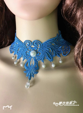 项圈疤痕脖子饰品糖衣泡菜锁骨链