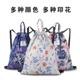 Рюкзак, портативный водонепроницаемый вместительный и большой мешочек для путешествий подходит для мужчин и женщин для спортзала, на шнурках