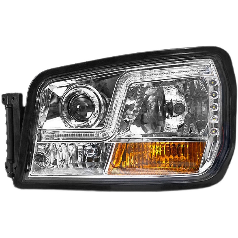 适用于陕汽德龙H3000大灯新M3000L3000X3000大灯总成带LED 日行灯 - 图3