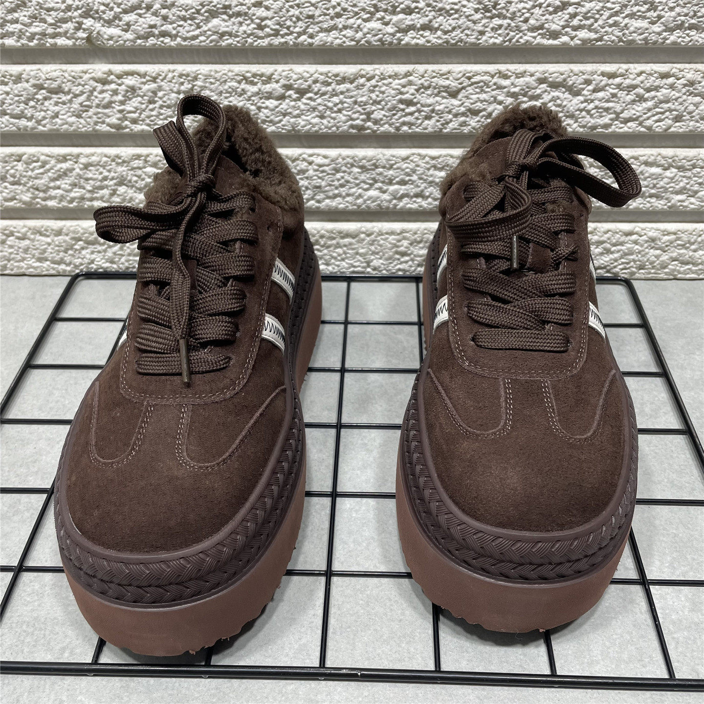 断码处理真皮复古德训鞋女冬季加绒厚底时尚百搭阿甘鞋休闲鞋板鞋,淘宝优惠券,粉丝福利购,淘宝优惠卷