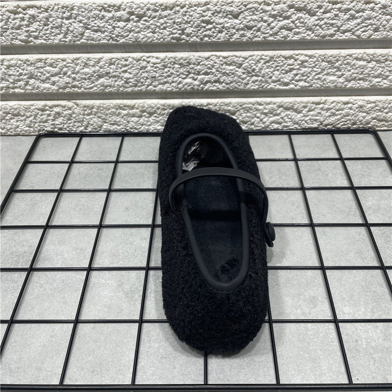 断码处理法式复古方头加绒玛丽珍鞋女秋冬仙女风平底毛毛鞋女外穿,淘宝优惠券,粉丝福利购,淘宝优惠卷