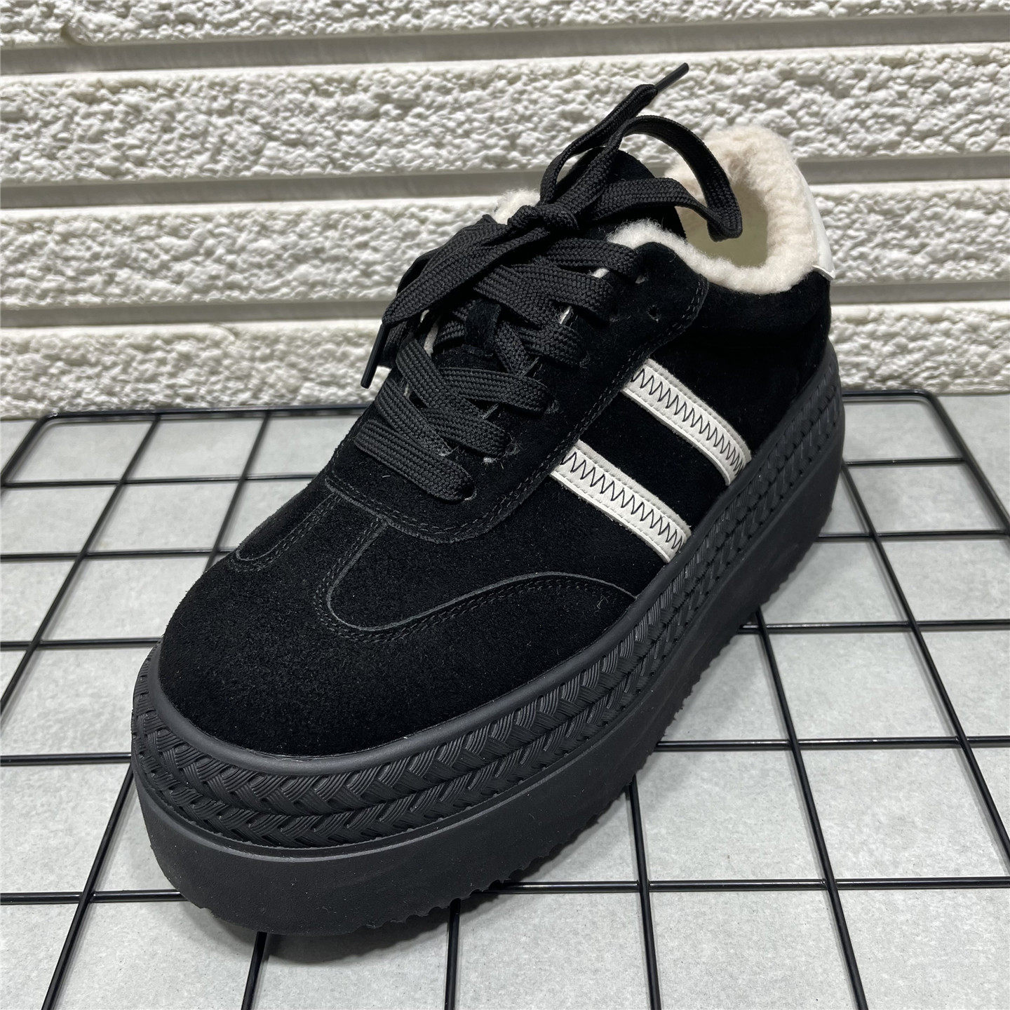 断码处理真皮复古德训鞋女冬季加绒厚底时尚百搭阿甘鞋休闲鞋板鞋,淘宝优惠券,粉丝福利购,淘宝优惠卷