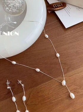 时尚满天星百搭简约气质珍珠项链气质轻奢高级感锁骨链批发小众女