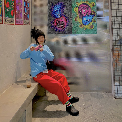 新年标配 日系City girl全棉廓型裤高腰有型宽松休闲气球裤九分裤 - 图0