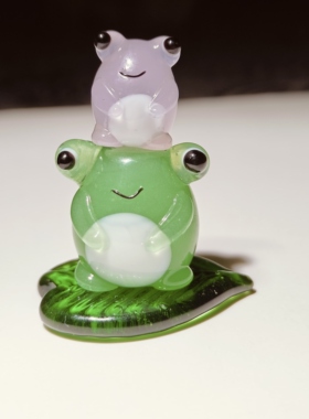 迷你动物生日蛋糕装饰软胶森系小熊小兔蘑菇屋萝卜兔瓢虫青蛙摆件