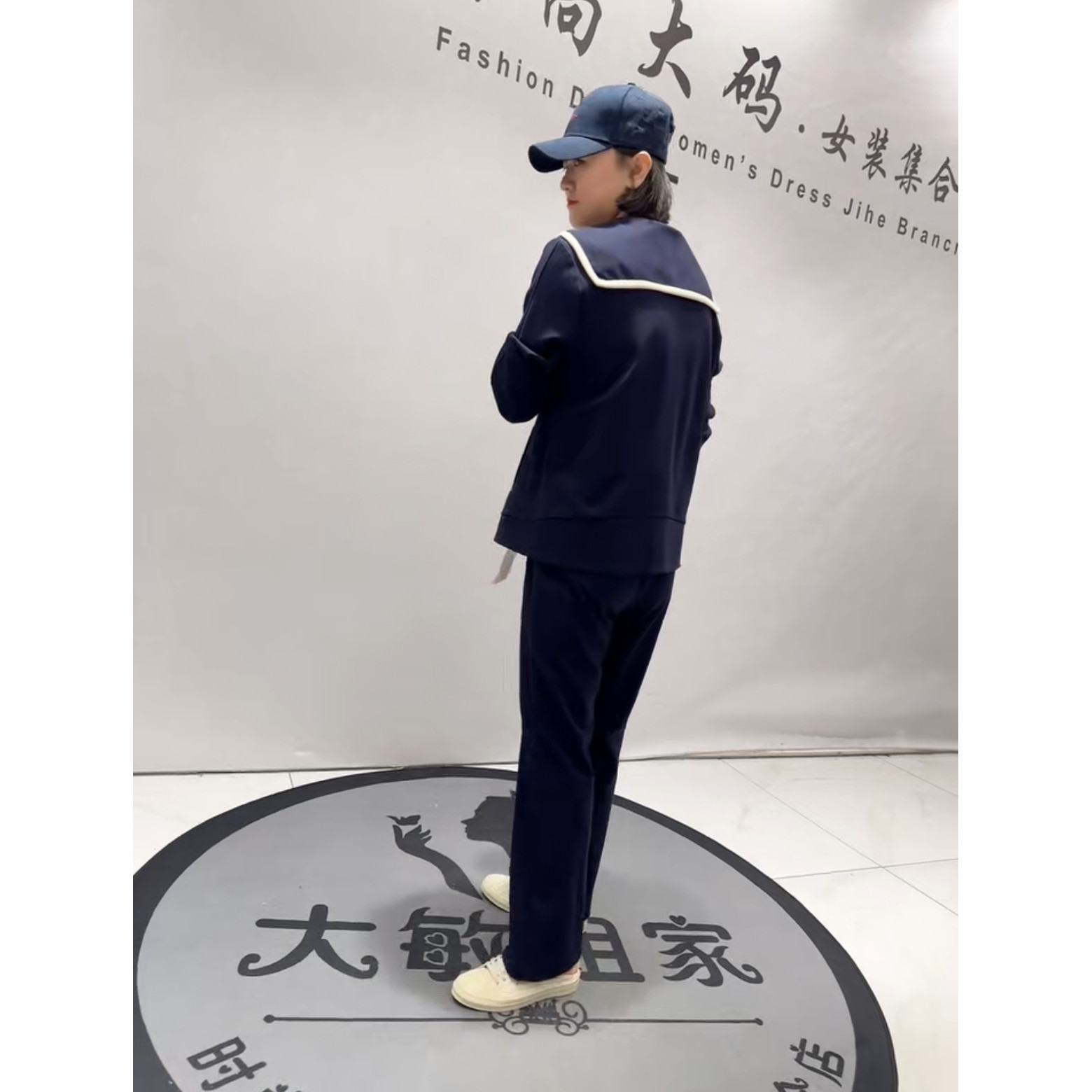 5367芮娜依莲2026春新款加肥加大码女装立体剪裁外套裤子两件套装,淘宝优惠券,粉丝福利购,淘宝优惠卷